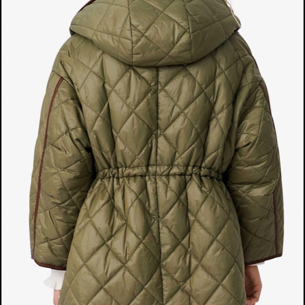 Maje Quilted Reversible Winter Coat - Picture 2 of 2